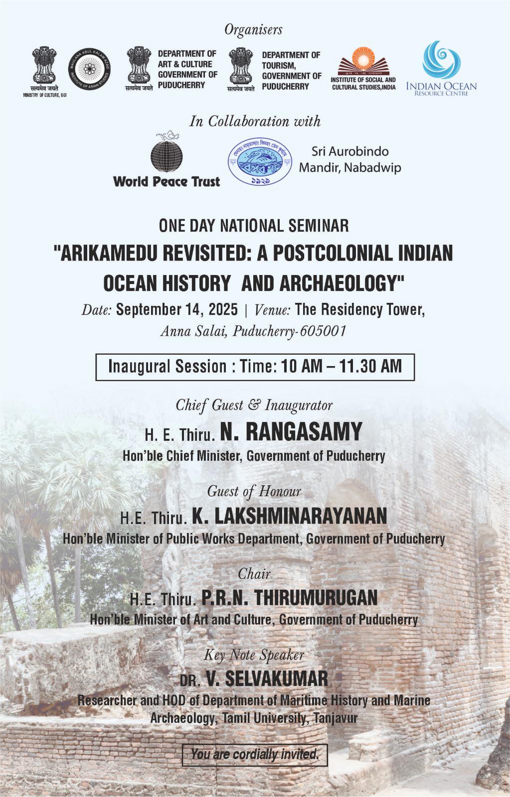 ARIKAMEDU REVISITED: A POSTCOLONIAL INDIAN OCEAN HISTORY AND ARCHAEOLOGY