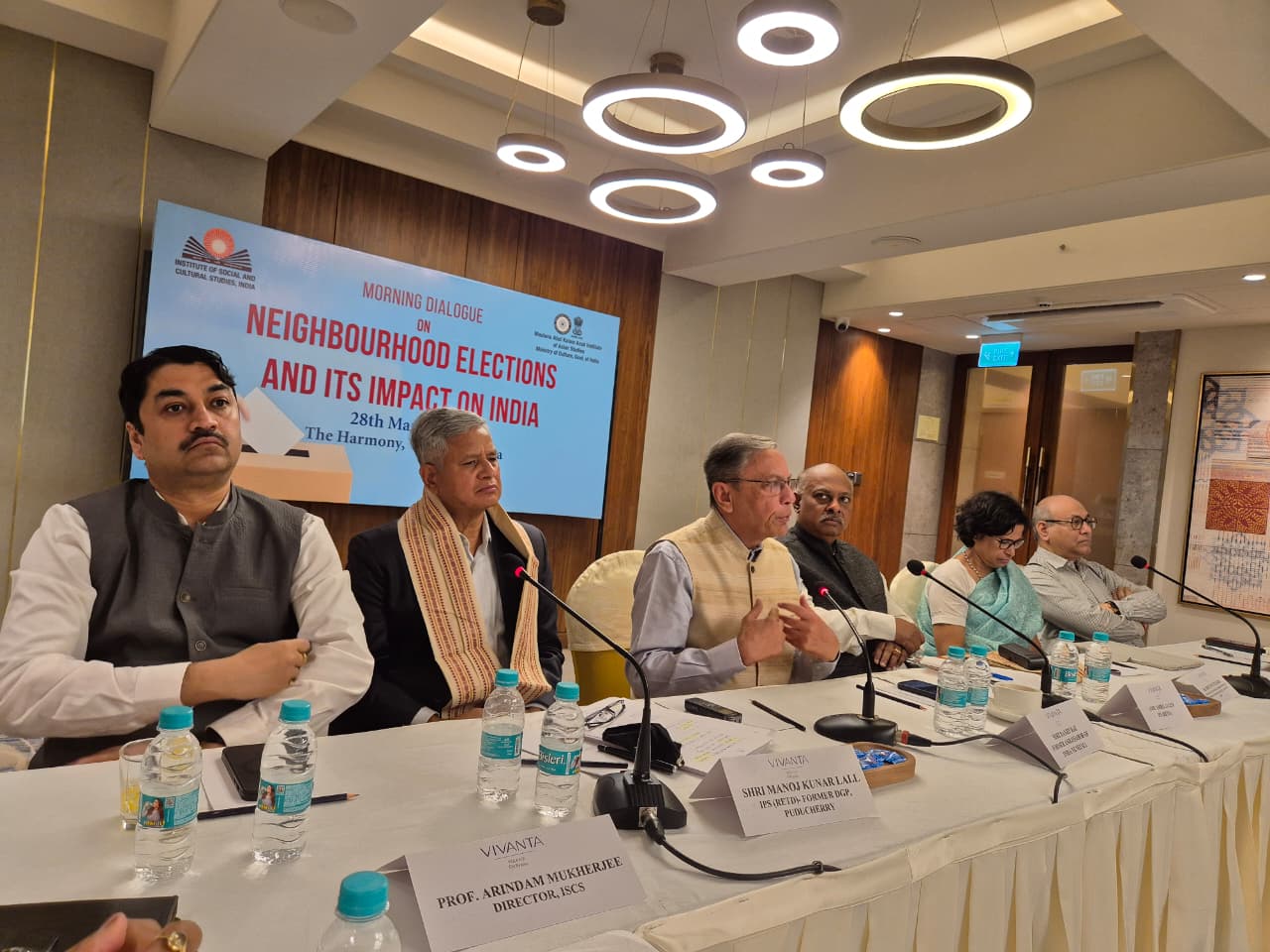 Morning Dialogue on Neighborhood Elections and its Impact on India