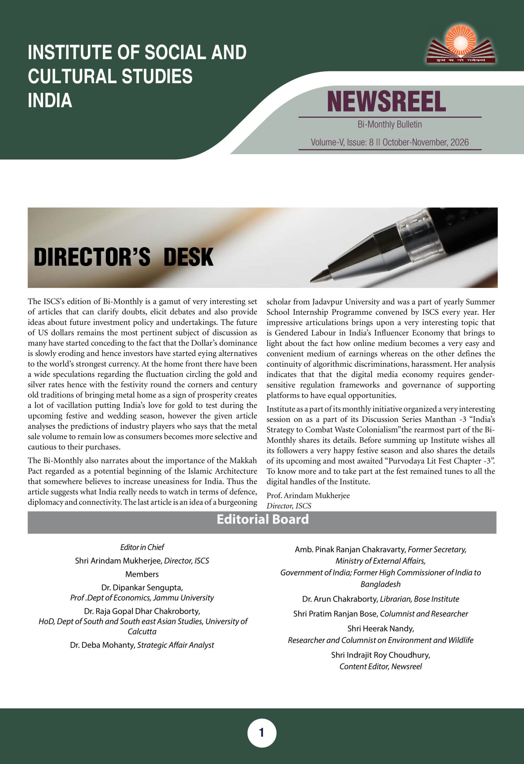 News-Letter- Octo – Nov 2026